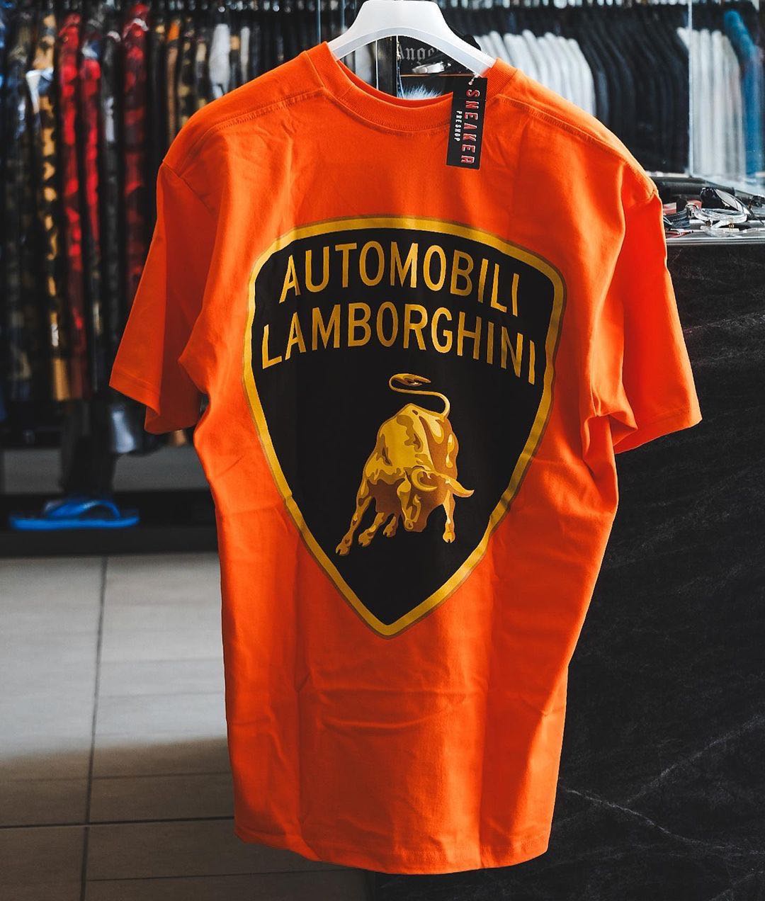 Supreme x hot sale lamborghini tee