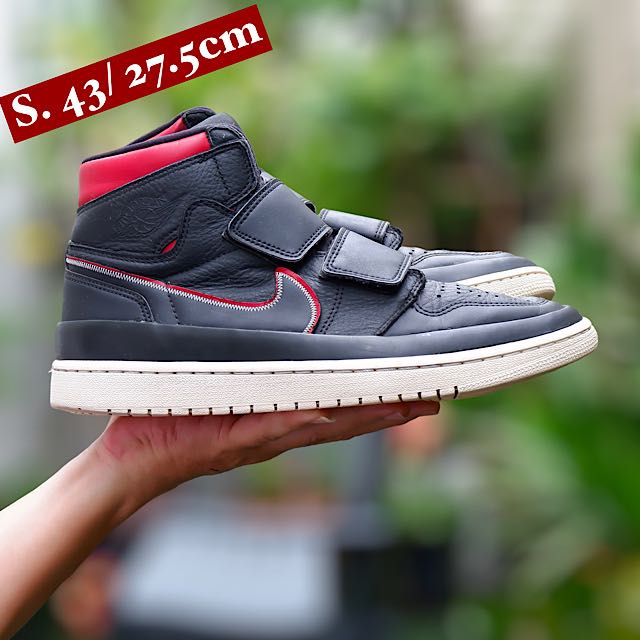 Nike Air Jordan 1 Retro High Double Strap Black Gym Red ของแท้💯