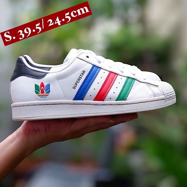Adidas Superstar Trefoil Logos Womens LINE SHOPPING