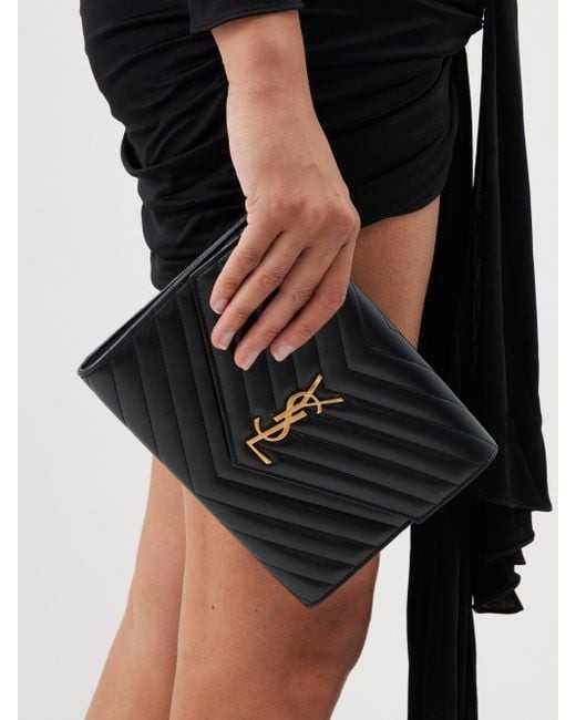 Saint Laurent Large Monogram Envelope Shoulder Bag