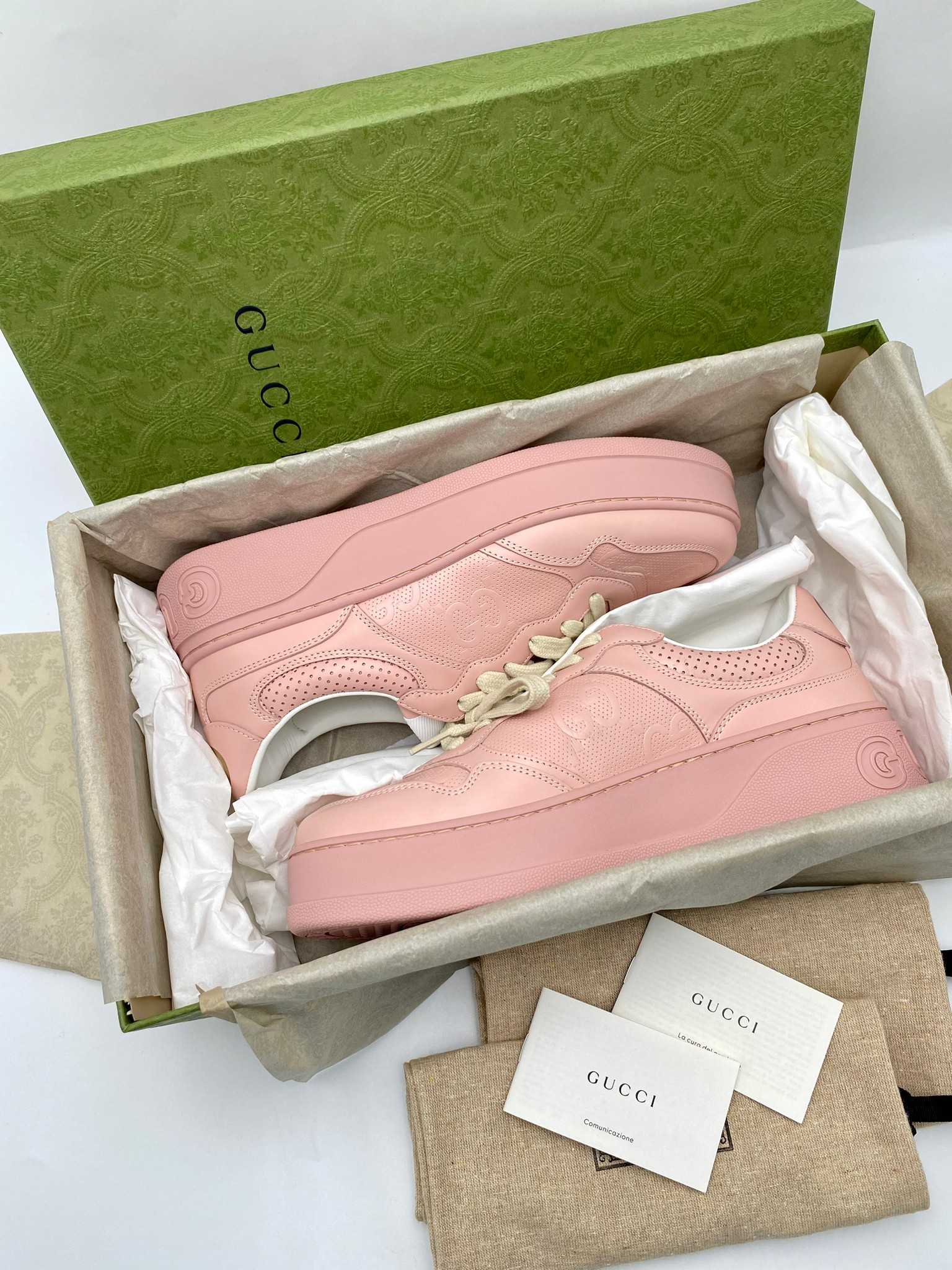 Pale pink gucci best sale bag