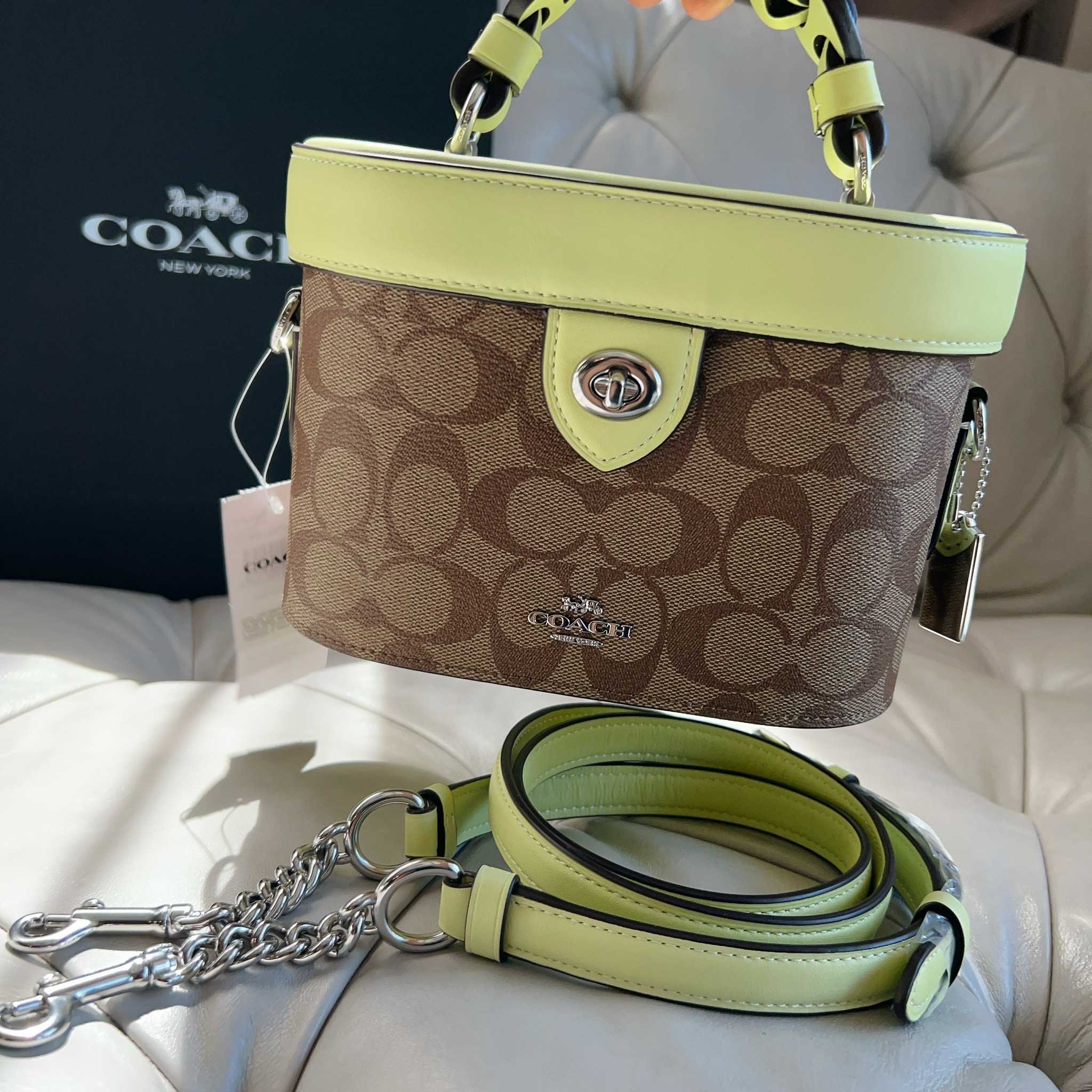 Coach kay crossbody in online signature canvas