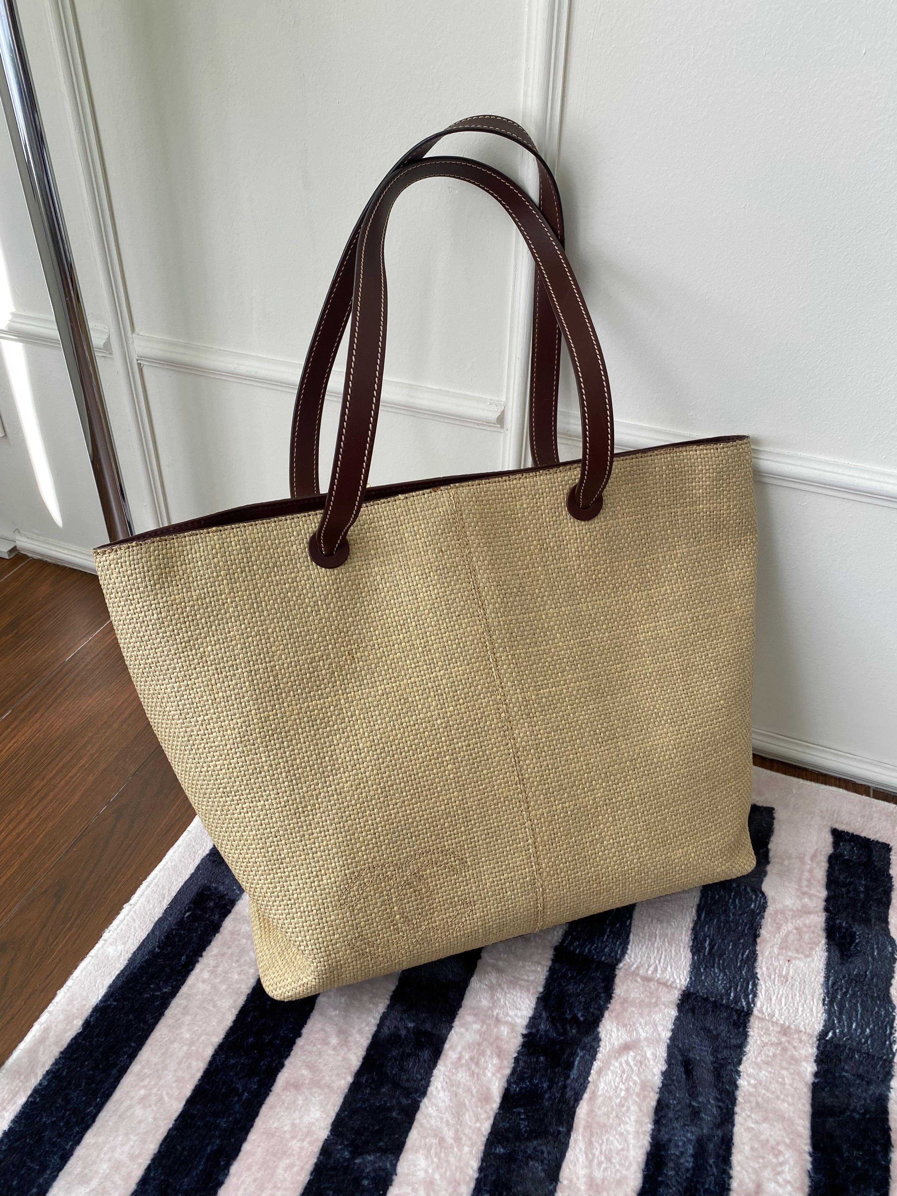 Chanel jute deals bag