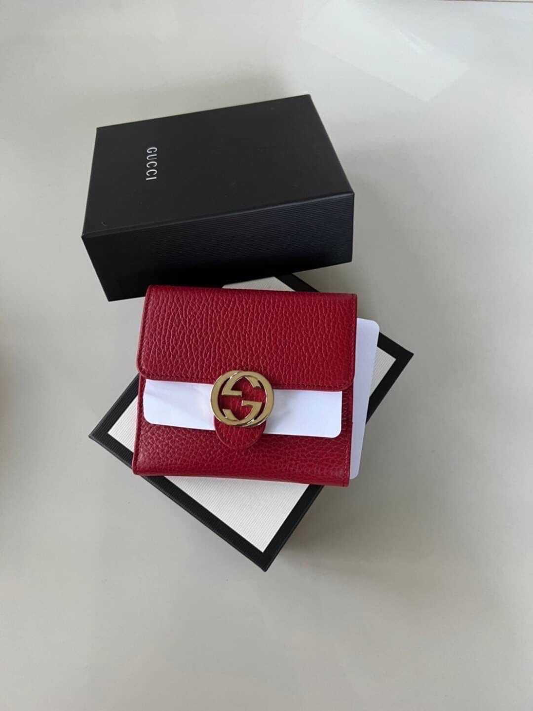 gucci short interlocking wallet Size 12cm