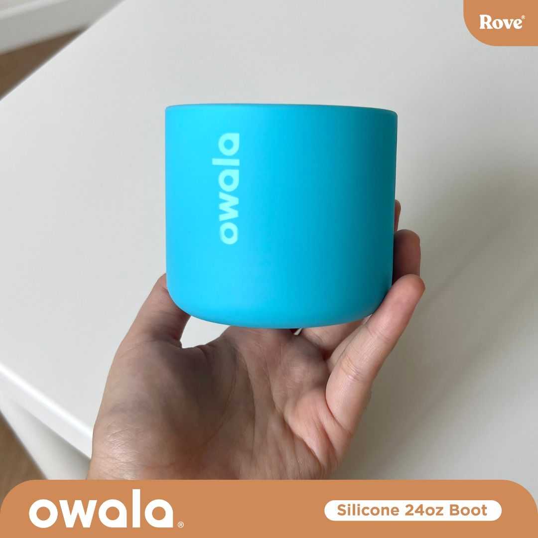 OWALA Silicone 24oz Boot - Bright Blue