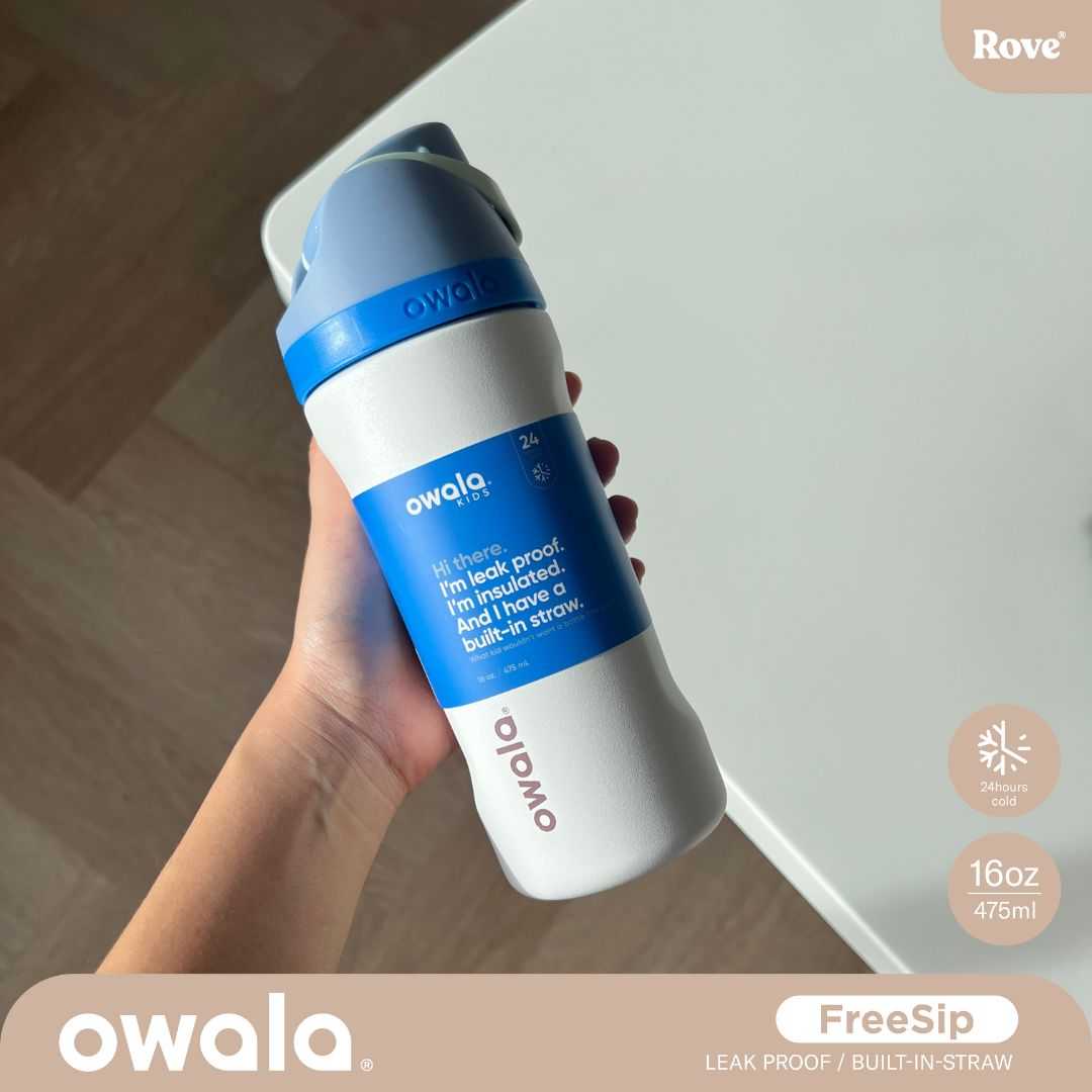 Owala 16 oz Snow Dragon FreeSip Water Bottle