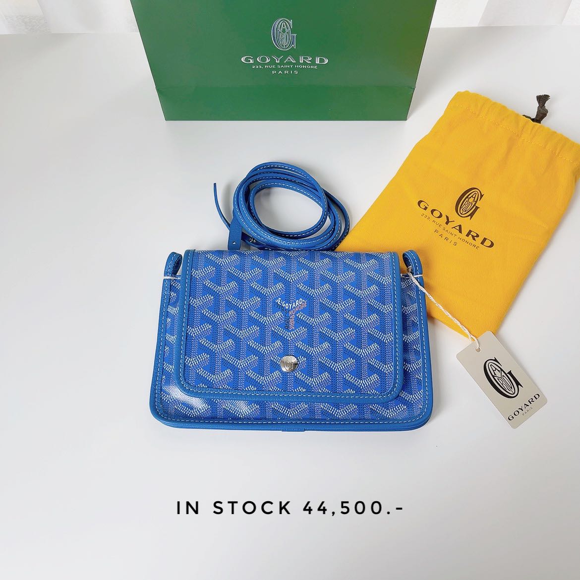 Goyard Plumet Pouch Sky Blue