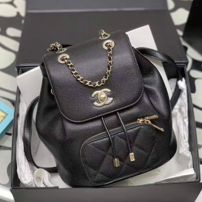 Chanel Flap Bag medium black caviar series 22 full set with receipt,  Luxury, Bags & Wallets on Carousell