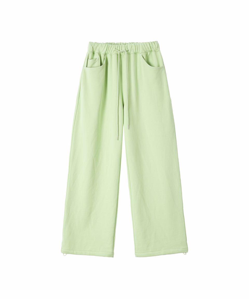 RR LOGO STITCH HEAVYWEIGHT PANTS-yellow green | LINE SHOPPING