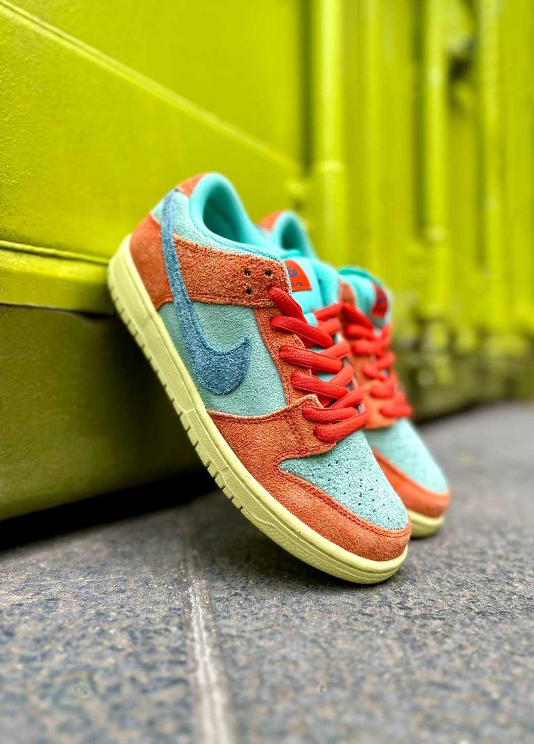 📌(ทักเชทก่อนสั่งซื้อ)​ NIKE SB DUNK LOW PRO ORANGE NOISE AQUA