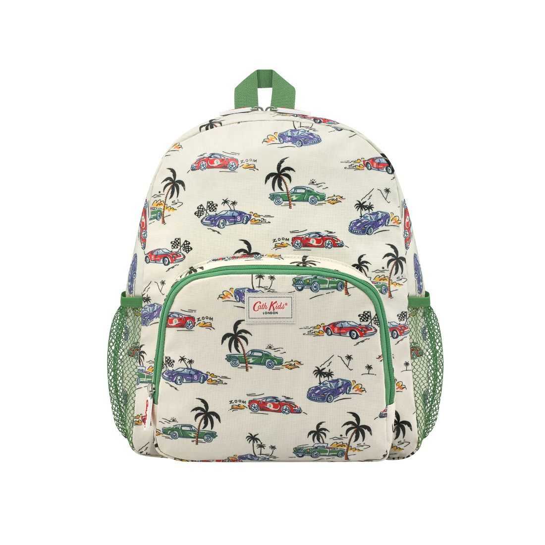 Kids Classic Large Backpack with Mesh Pocket Fast Cars LINE SHOPPING