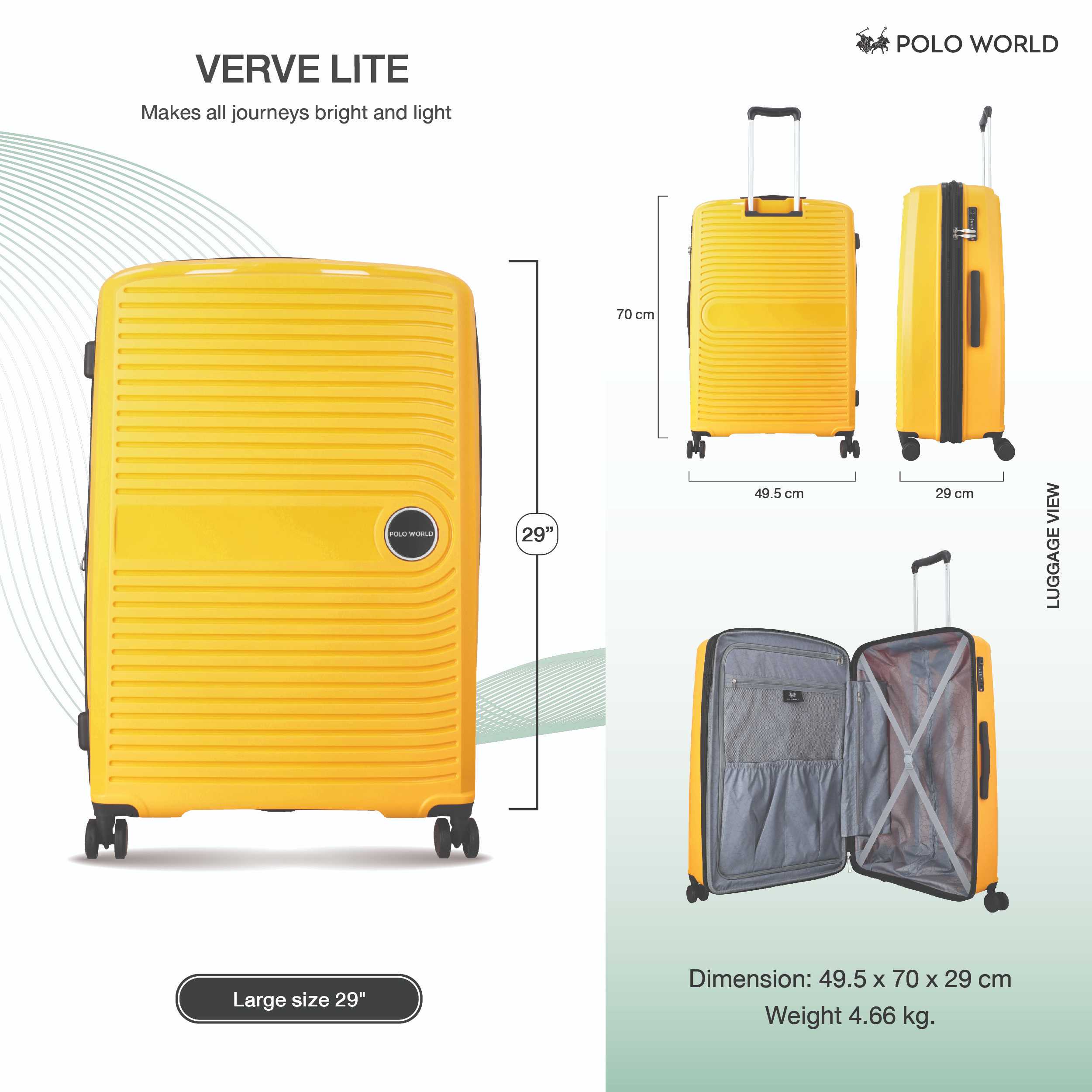 Polo world suitcase store