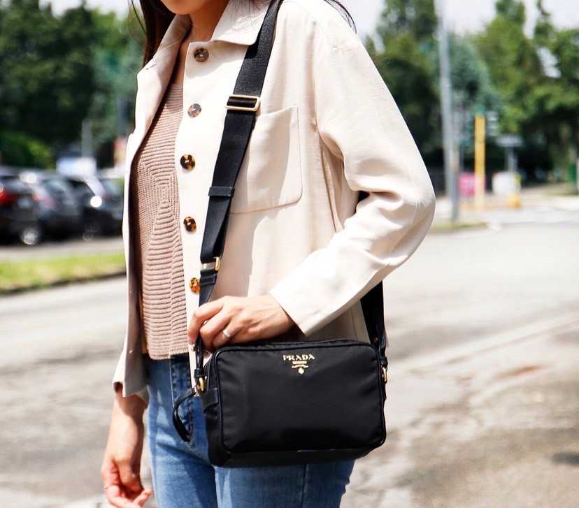 Prada Saffiano Camera Crossbody