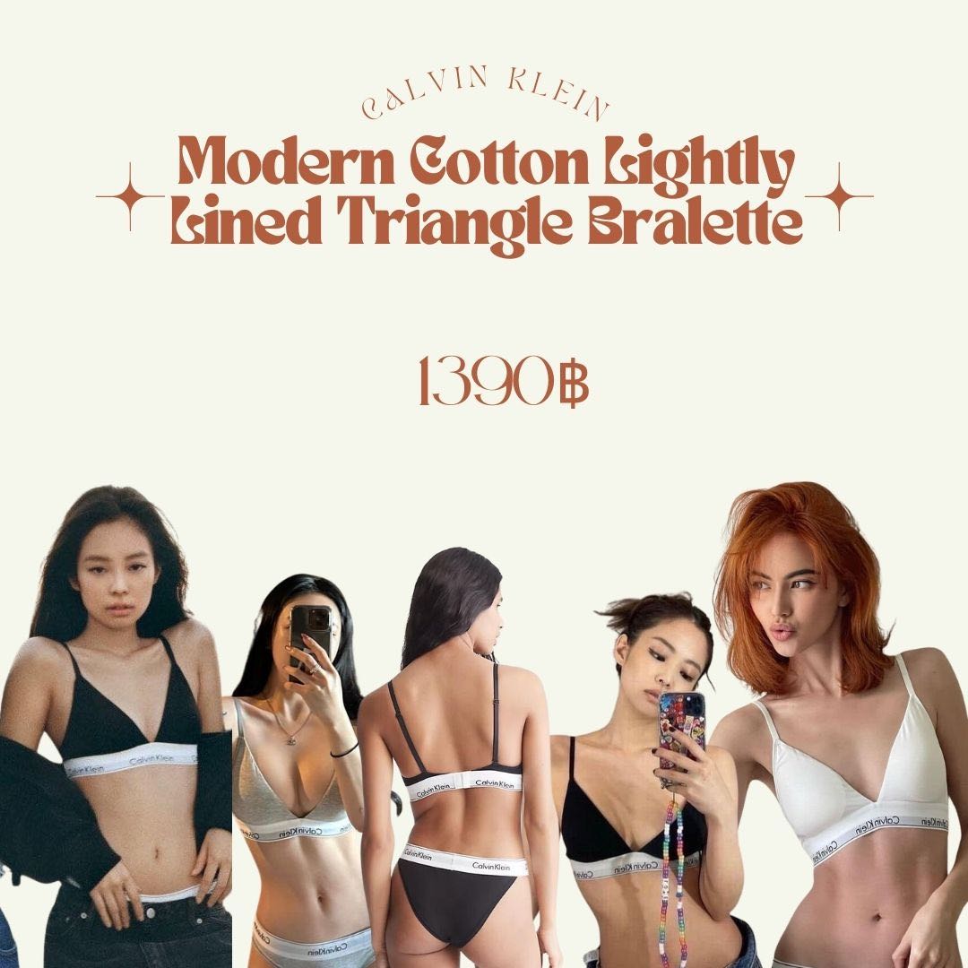 Modern Cotton Lightly Lined Triangle + Bikini