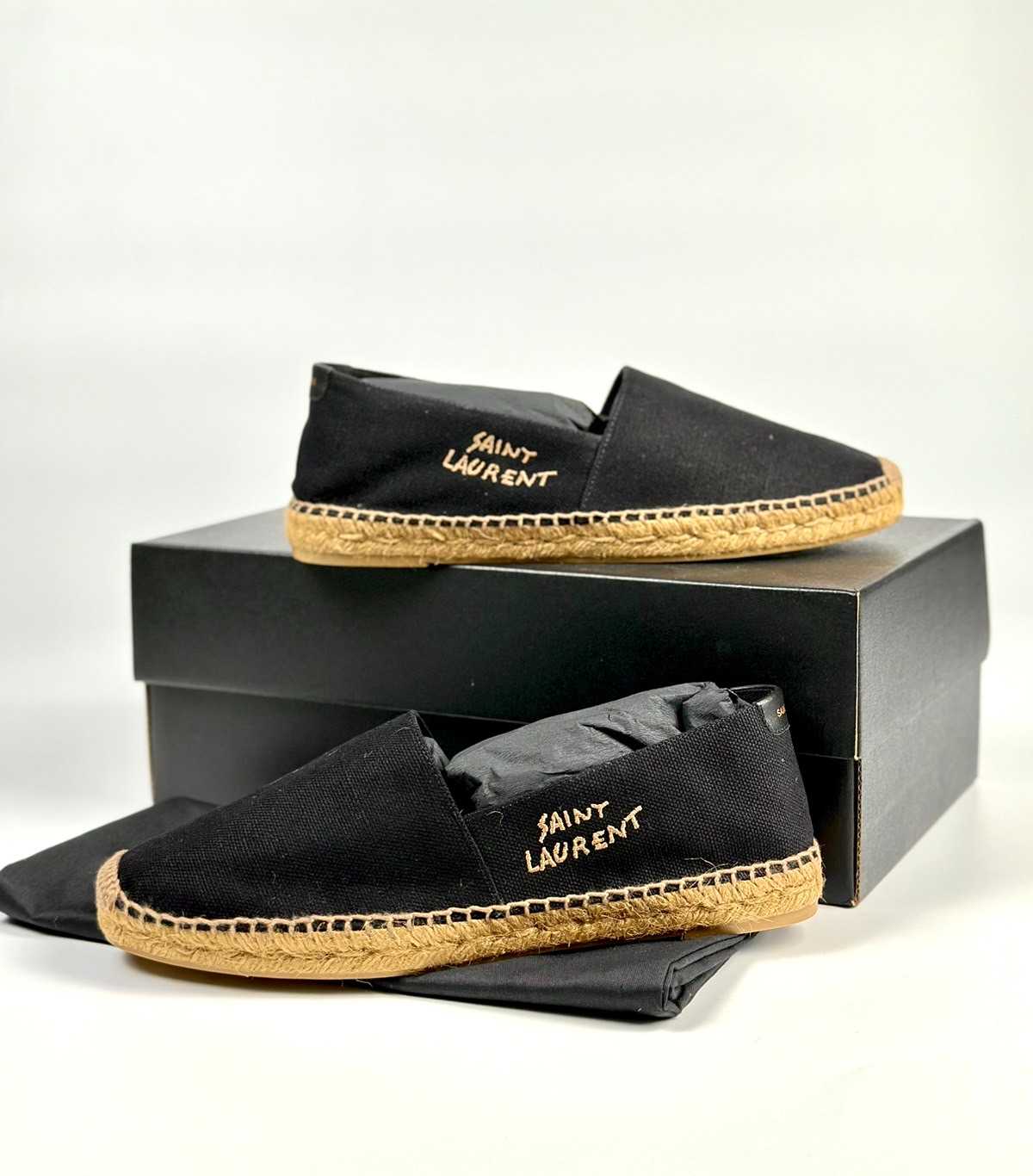 Ysl black espadrilles store