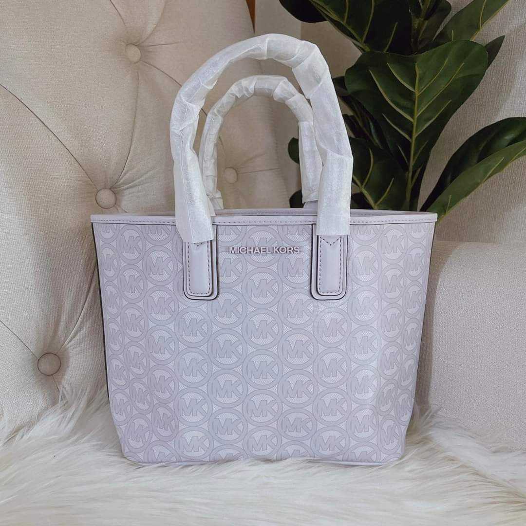 Jodie Small Logo Jacquard Tote Bag