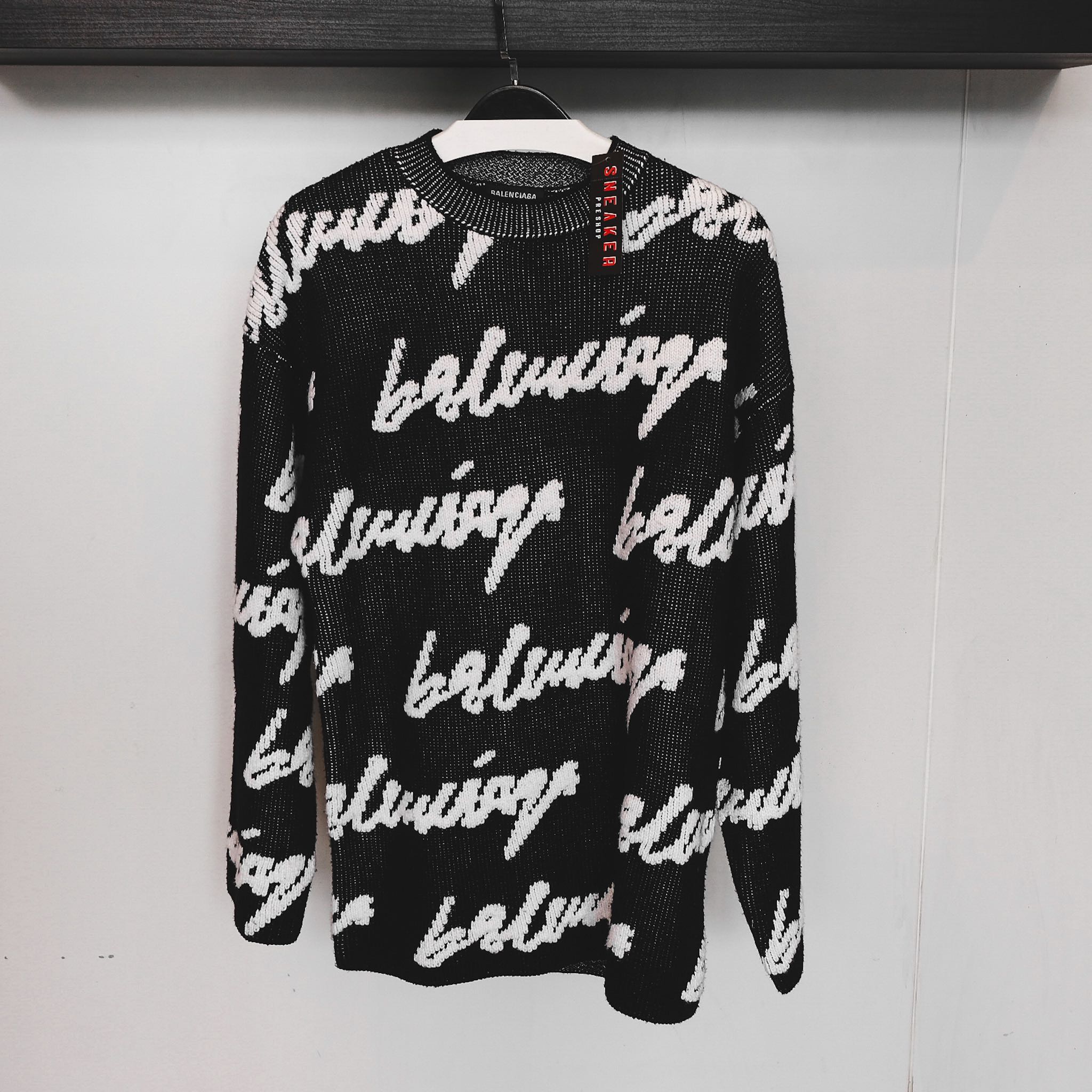 Balenciaga scribble online sweater