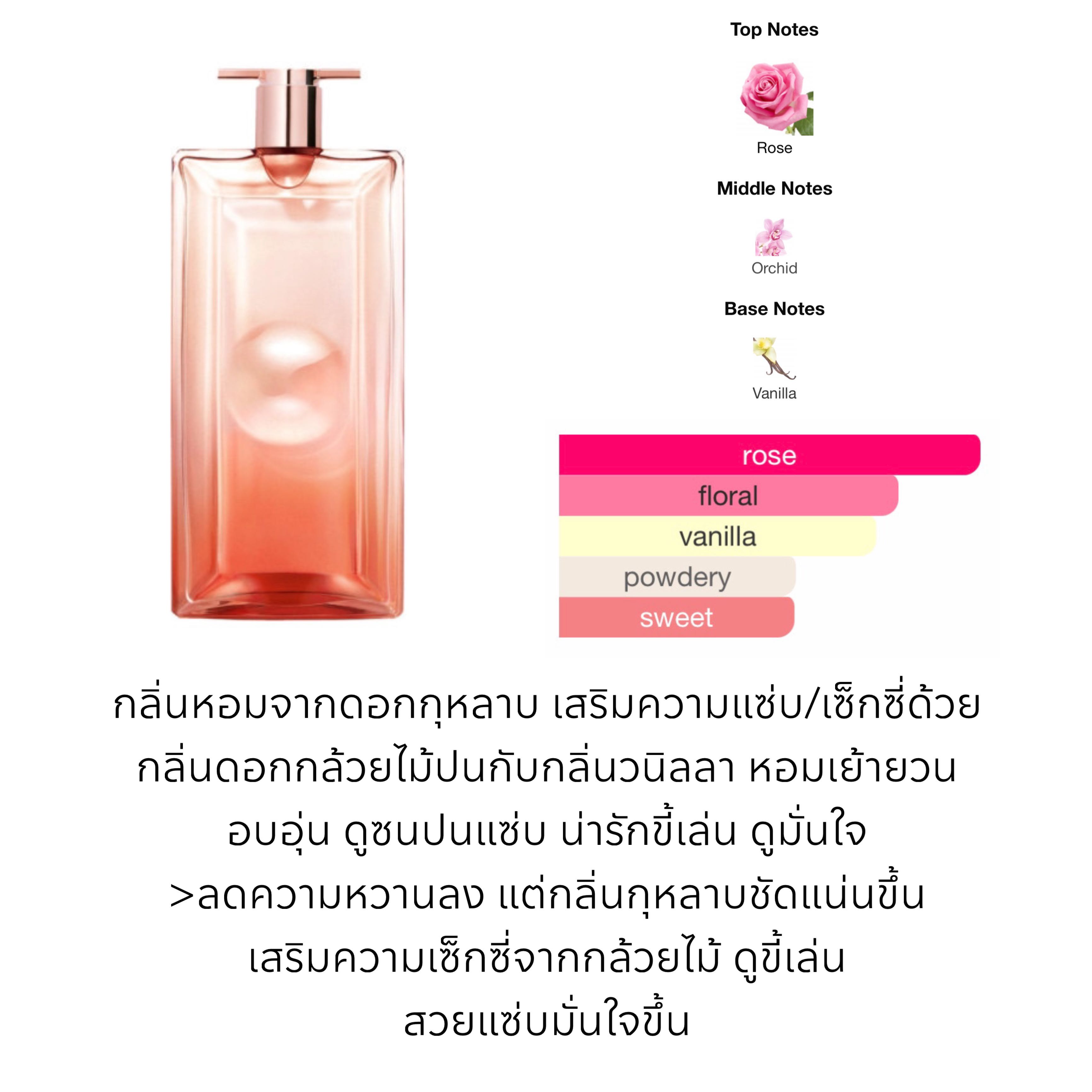 Idole lancome notes sales