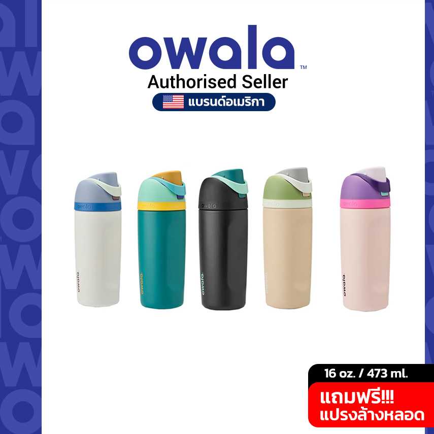 Owala 16 oz Snow Dragon FreeSip Water Bottle