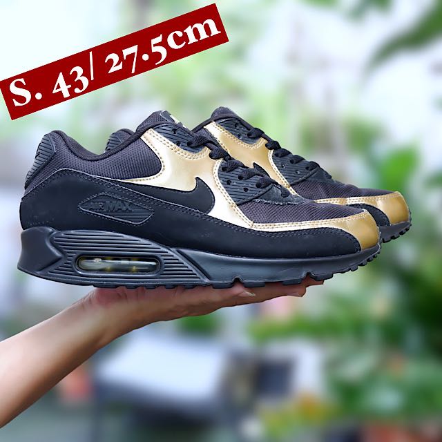 Nike Air Max 90 Essential Black Gold LINE SHOPPING