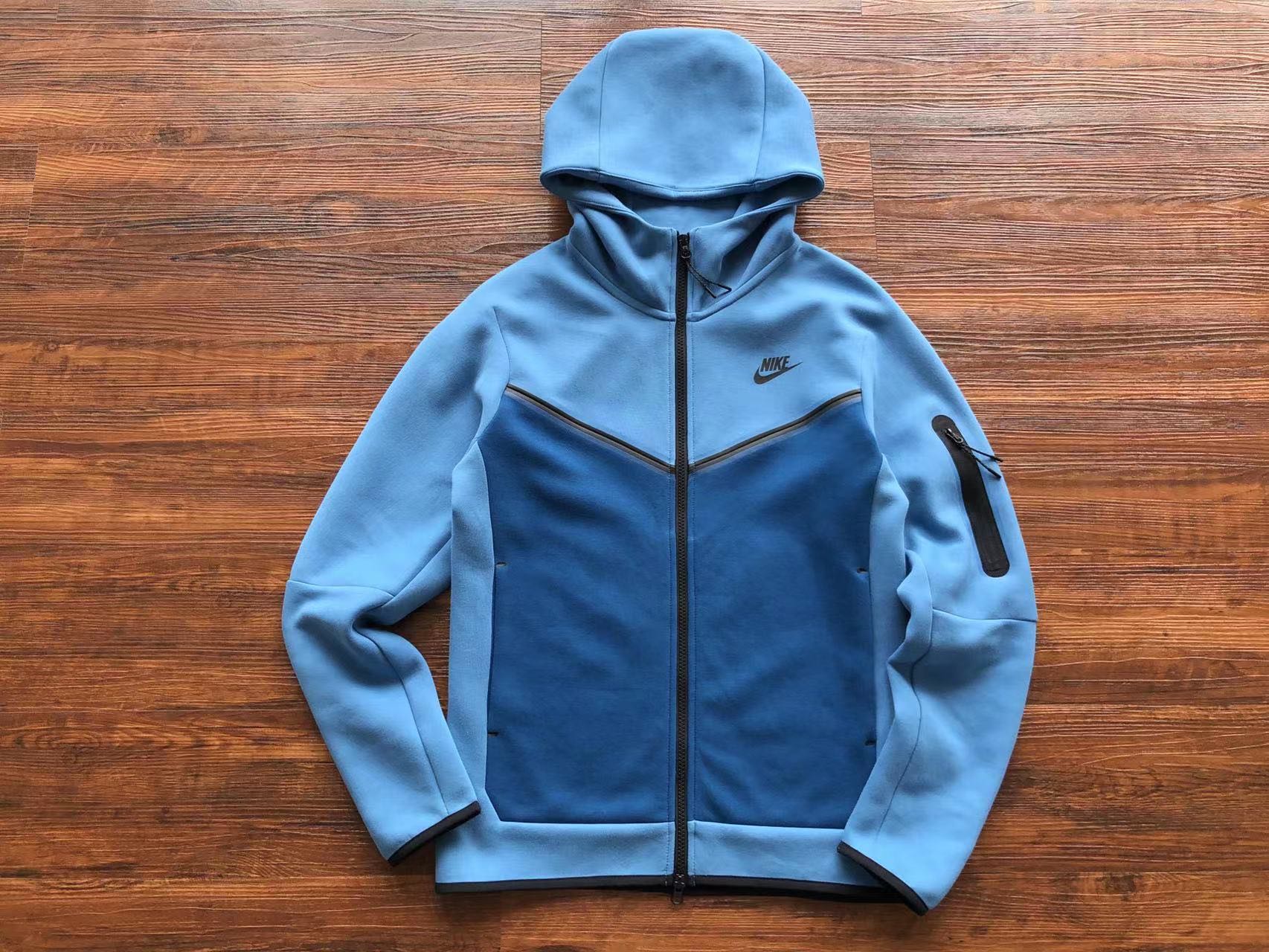 Nike Tech Fleece Hoodie Dutch Blue/Court Blue/Black LINE SHOPPING
