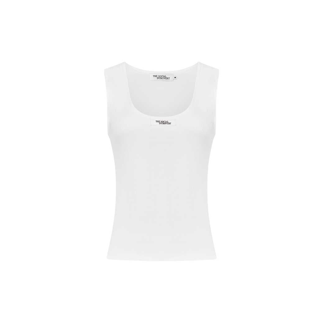 (DROP 4) ELIANA TANK TOP - WHITE | LINE SHOPPING