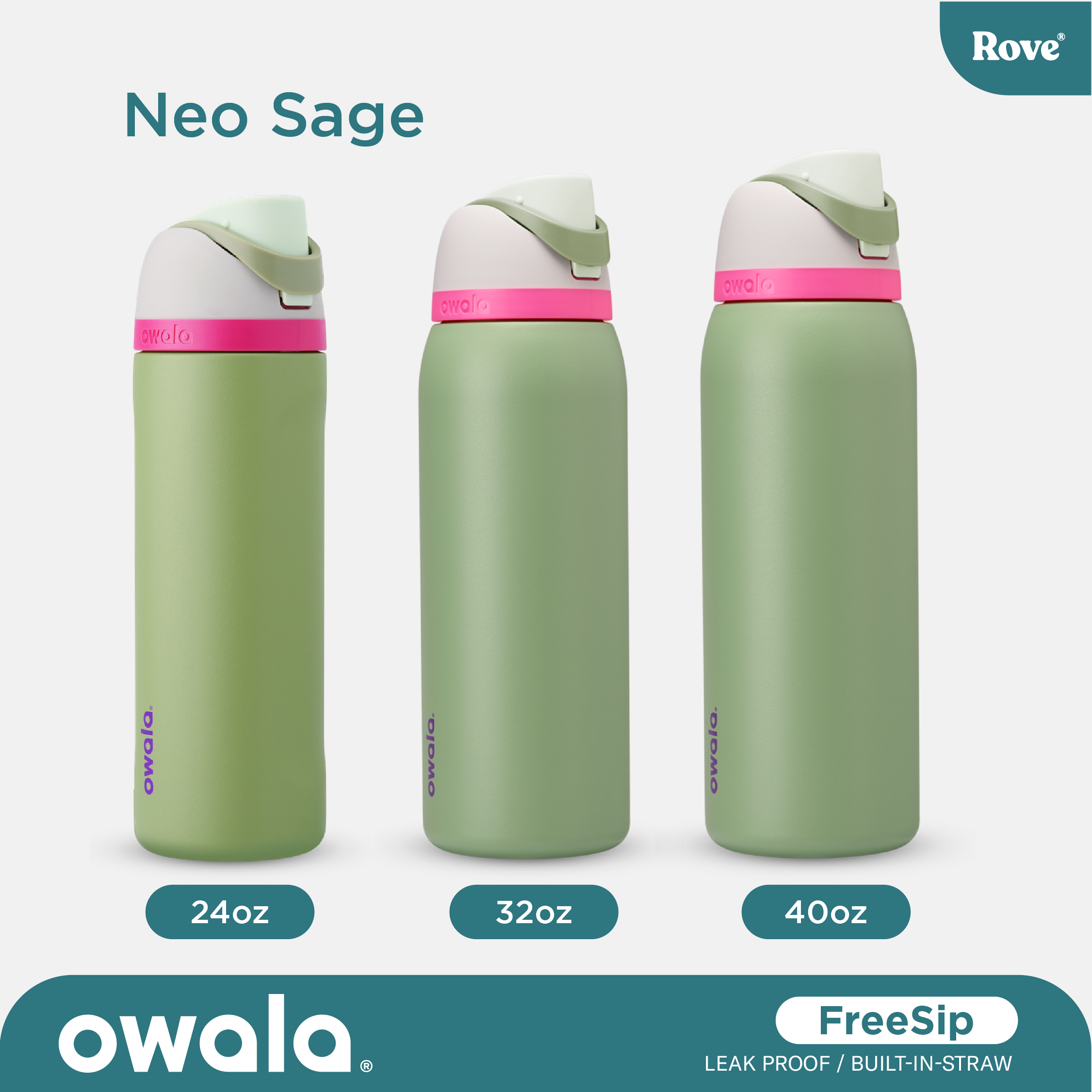 FreeSip 32 oz. Bottle in Neo Sage