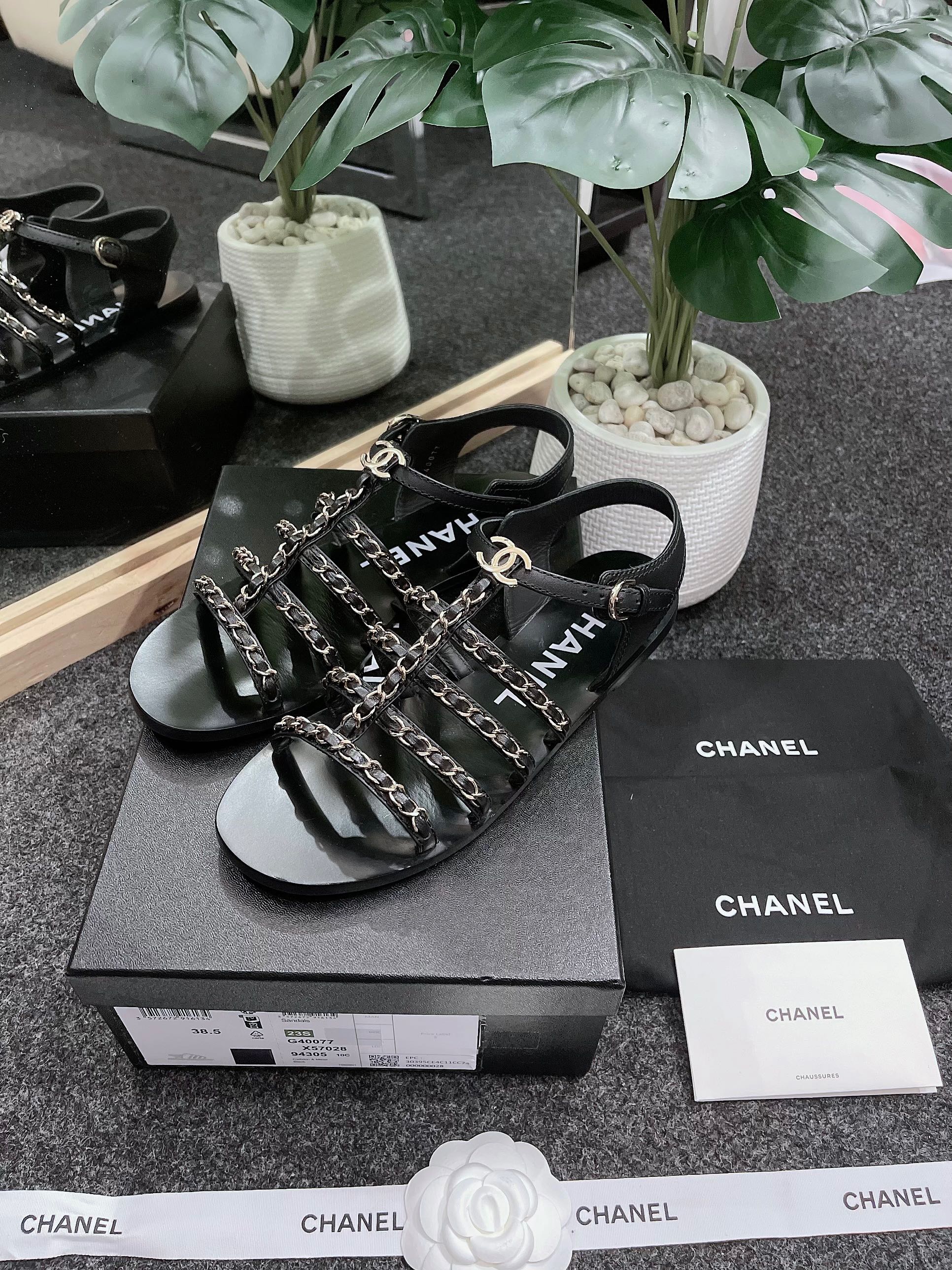 Used chanel hotsell sandals