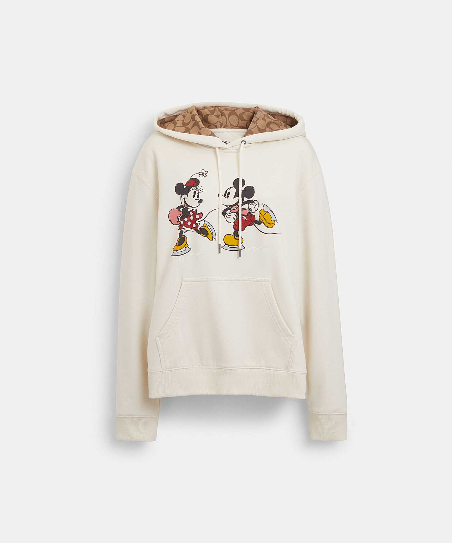 DISNEY X COACH ICE SKATE MOTIF HOODIE CL692 CRM LINE SHOPPING