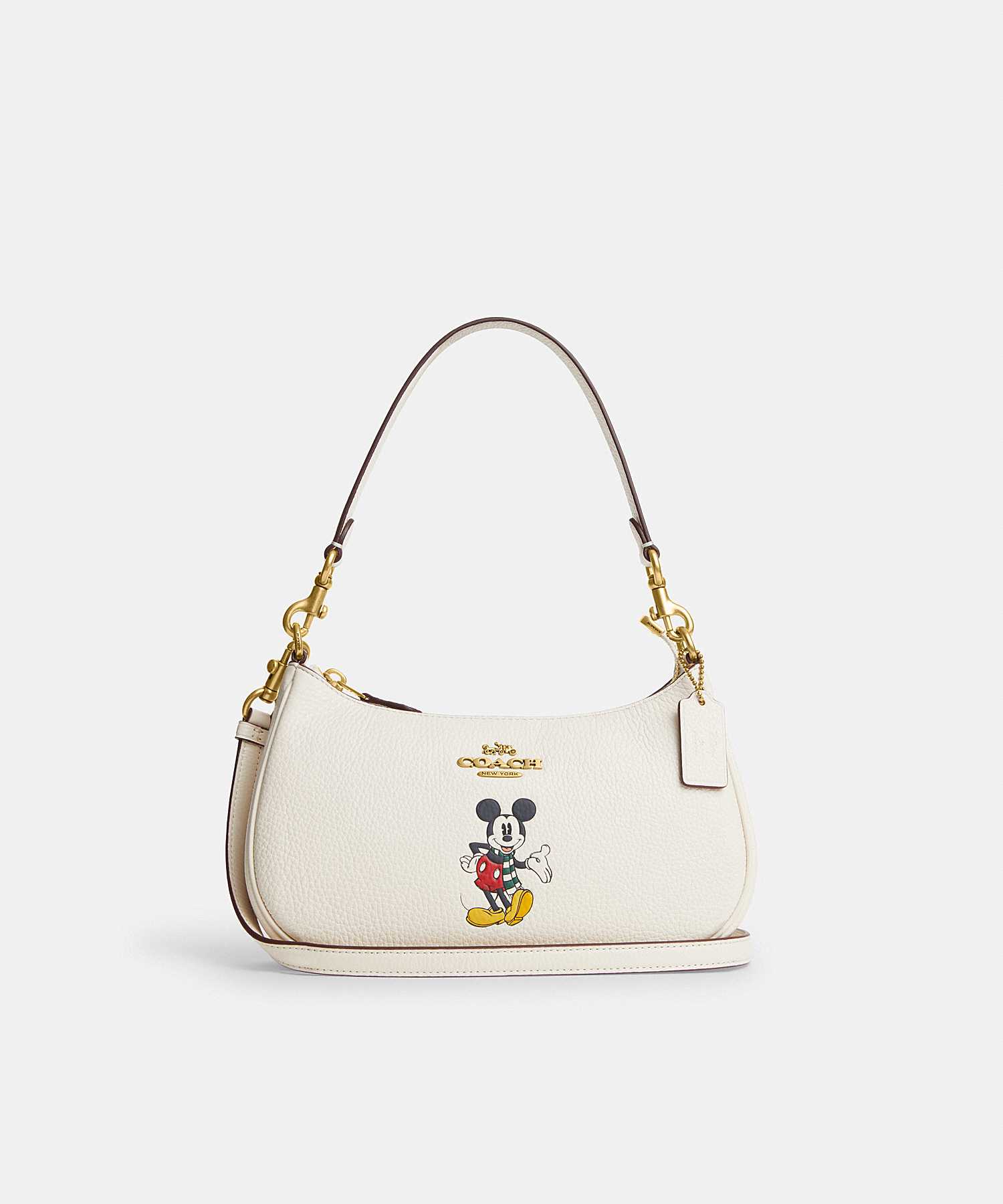DISNEY X COACH TERI SHOULDER BAG WITH MICKEY MOUSE CM859 B4CAH