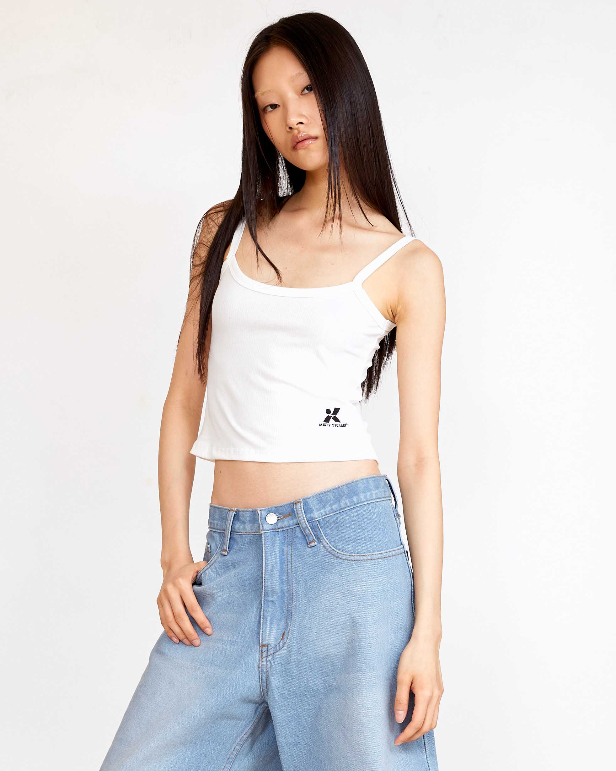 UNI TOP - לבן