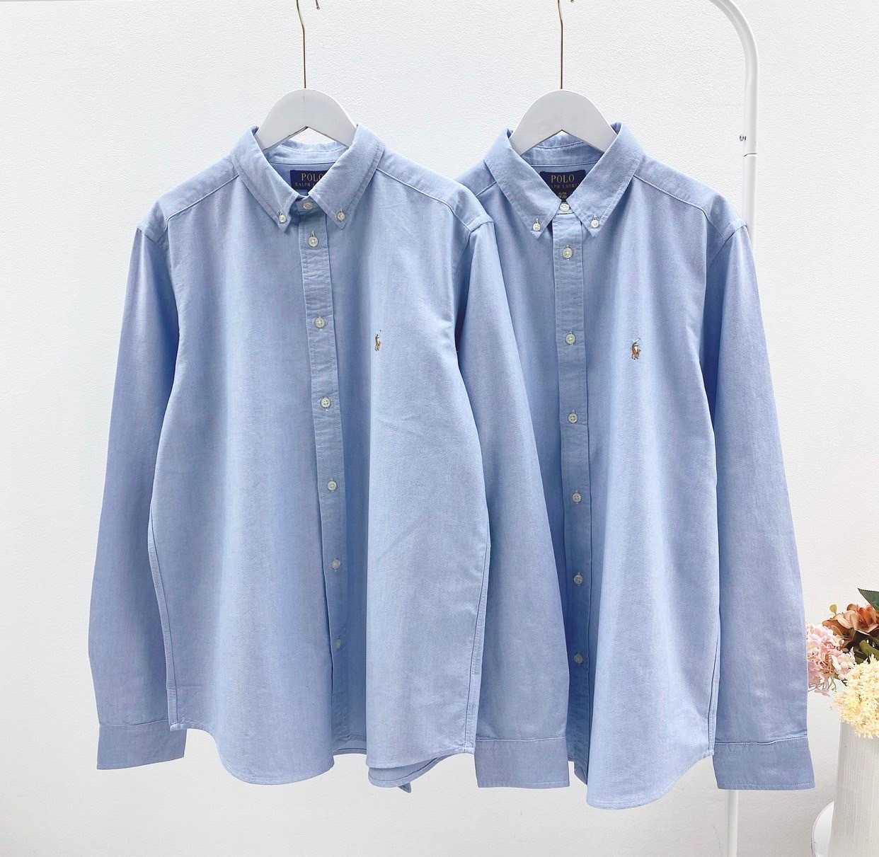 Ralph Lauren Oxford Shirt (Blue) | LINE SHOPPING