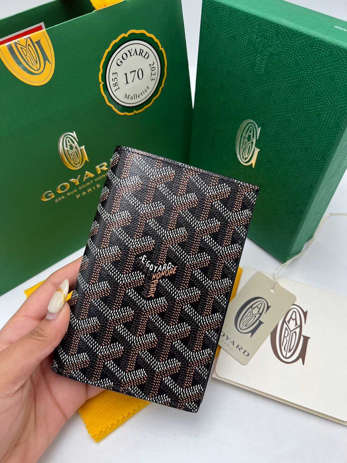 Goyard passport top wallet