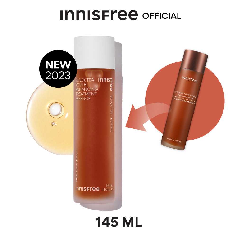 innisfree Black tea treatment essence 145 ml. LINE SHOPPING