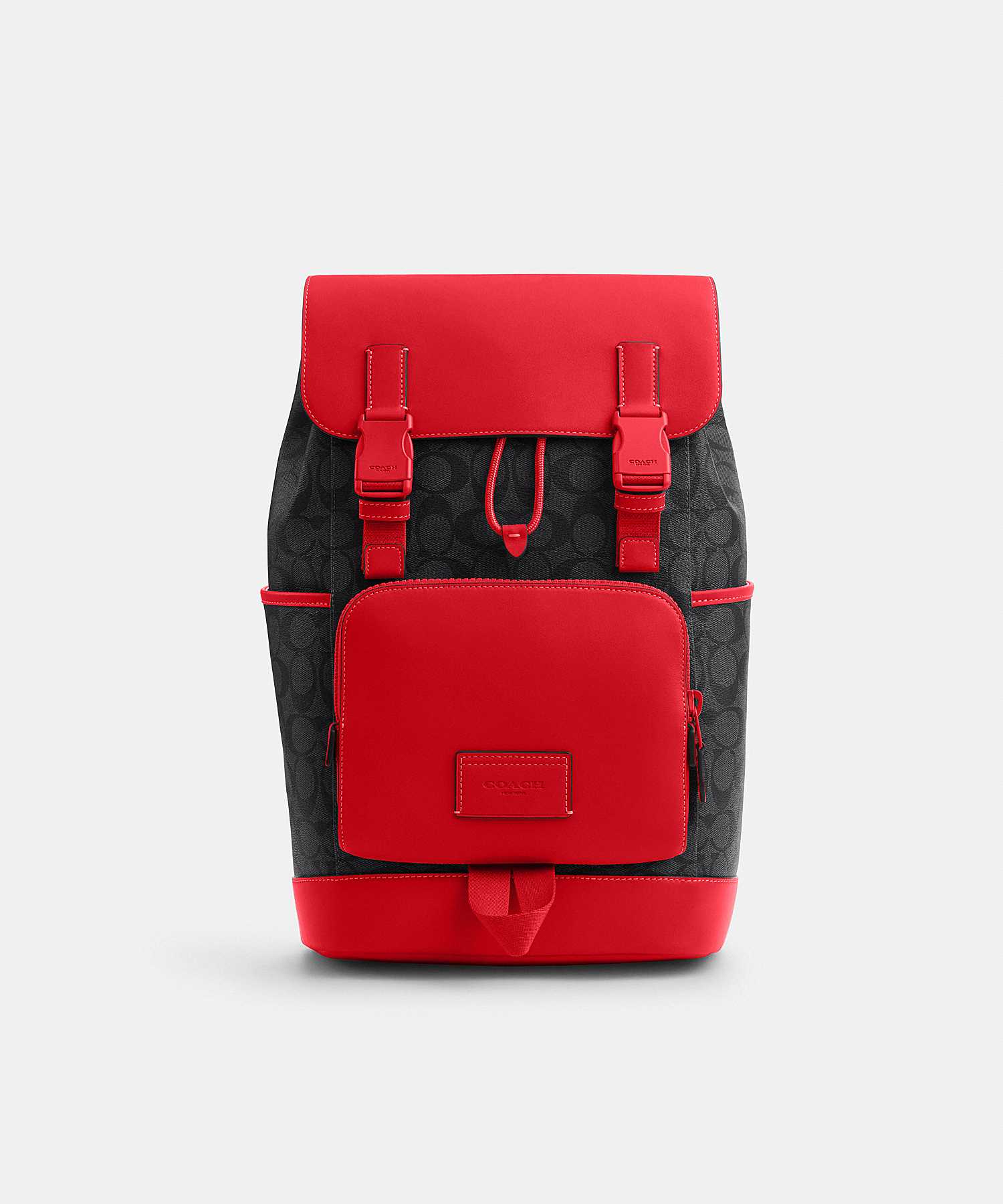 COACH TRACK BACKPACK IN COLORBLOCK SIGNATURE CANVAS CP019 1JWG6