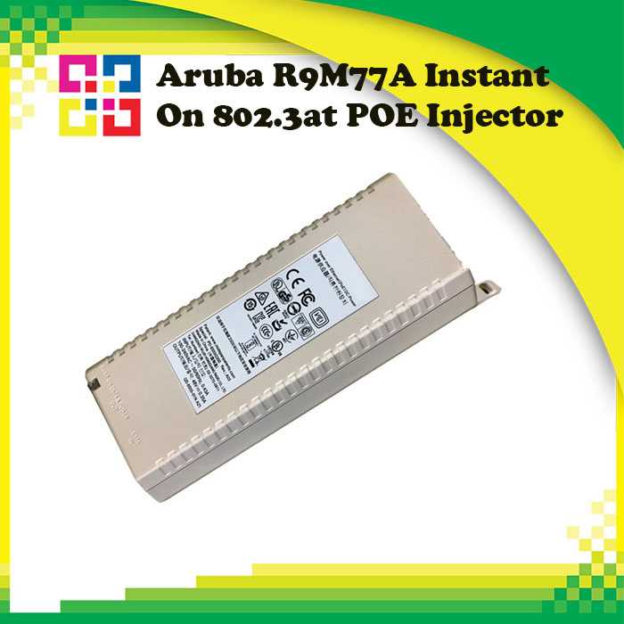 Aruba r9m77a instant on 802 3at poe injector line shopping