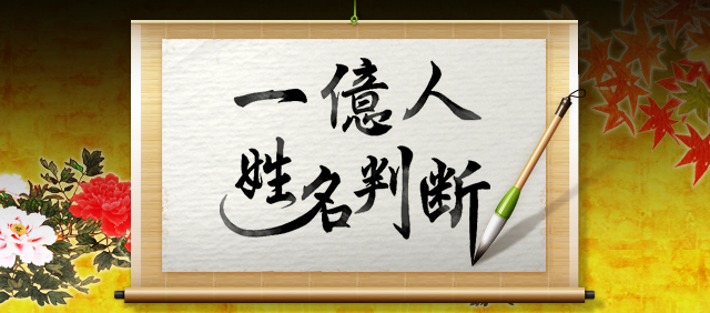 一億人の姓名判断