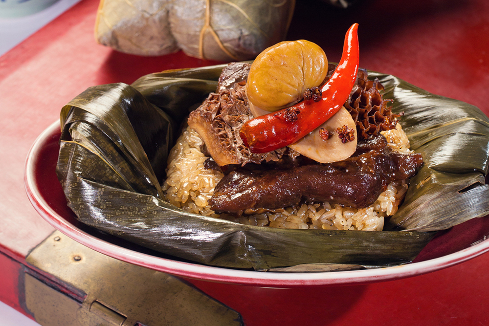 必嘗飯店創意粽特輯 神仙鴨 花雕雞 麻辣牛三寶 德國豬腳通通入粽 上報 生活