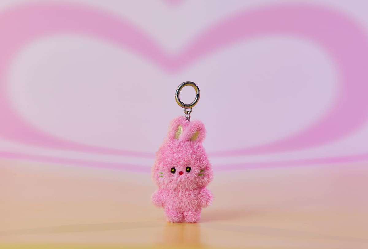 bunini 人形キーリング (PINK) – LINE FRIENDS SQUARE