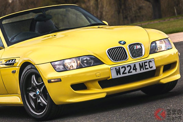 底値？ いま手に入れたいボンドカーを過激にしたジャジャ馬BMW「Z3Mロードスター」とは（くるまのニュース）