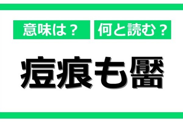 痘痕も靨 って何と読む 覚えておきたい正しい意味と使い方 Dime