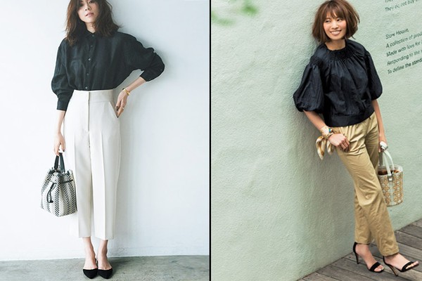 黒ブラウスコーデ選 レディース コーデの主役からインナーまで大活躍 おすすめコーデ大集合 Oggi