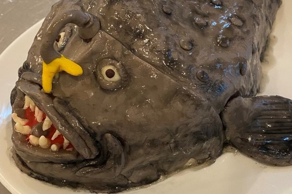 誕生日のリクエスト チョウチンアンコウ作って その結果 襲いかかってきそうなケーキが爆誕 Jタウンネット