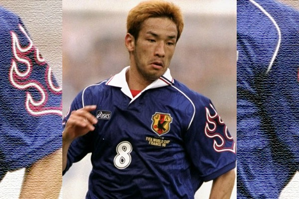 98年 フランスワールドカップ 日本代表 ユニフォーム 炎 1998年日本代表ユニフォーム ワールドカップ フランス大会モデル