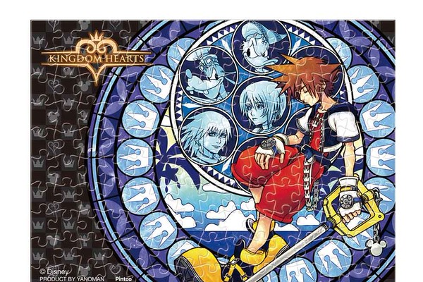 ステンドグラス風の透明パズル！やのまん「KINGDOM HEARTS（キングダム 
