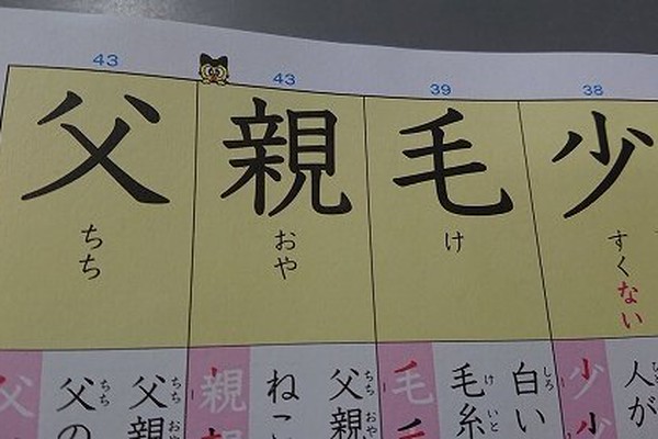 父 親 毛 少 悪意を感じる漢字ドリルが話題 出版社は 意図したものではない Jタウンネット