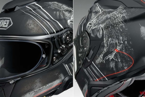 SHOEI GT-Air II UBIQUITY(カラス模様)限定品廃盤モデル - オートバイ 