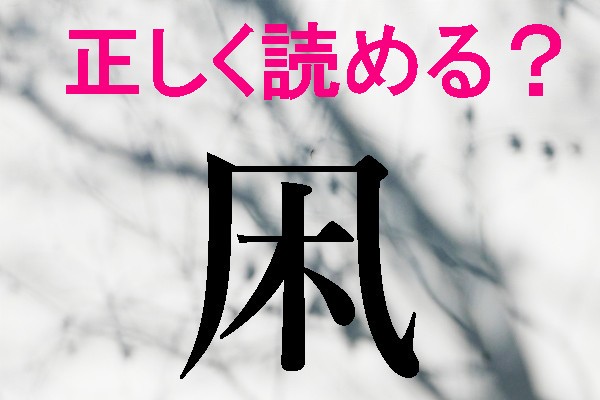 難読漢字 季節を感じる凩 昏 樅の読み方は ハルメク365