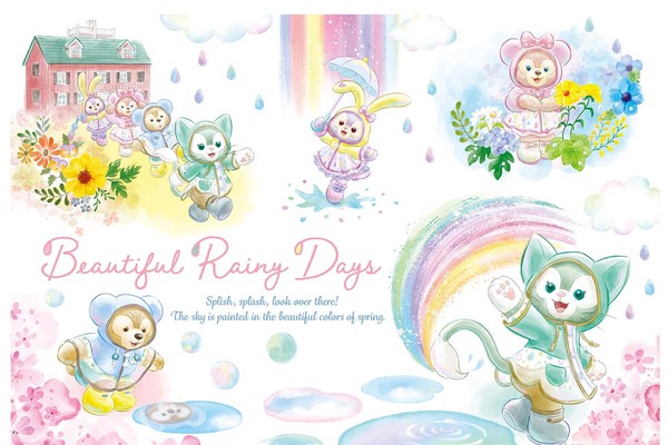 レインコート姿がかわいい 東京ディズニーシー ダッフィー フレンズのビューティフル レイニーデイズ Dtimes