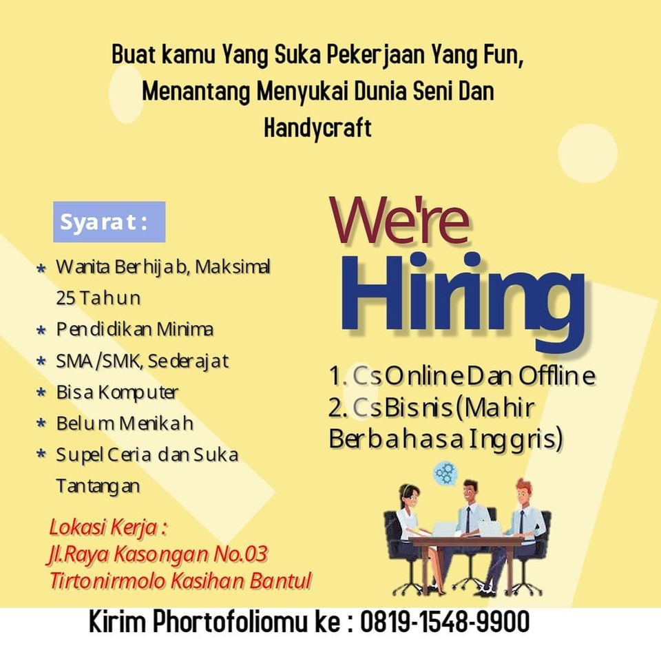 Loker Jogja Jobnas Line Official Account